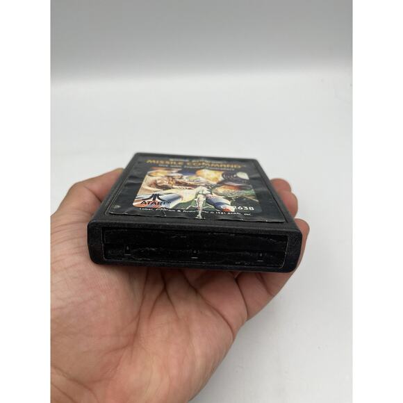 Missile Command (Atari 2600, 1981) Cartridge Cart CX2638 - Picture 2 of 5